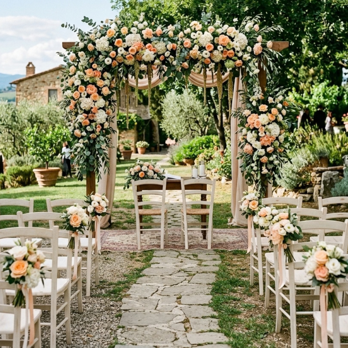 Allestimenti floreali per matrimoni, cerimonie - DELAINI FIORI S.S. SOCIETA' AGRICOLA