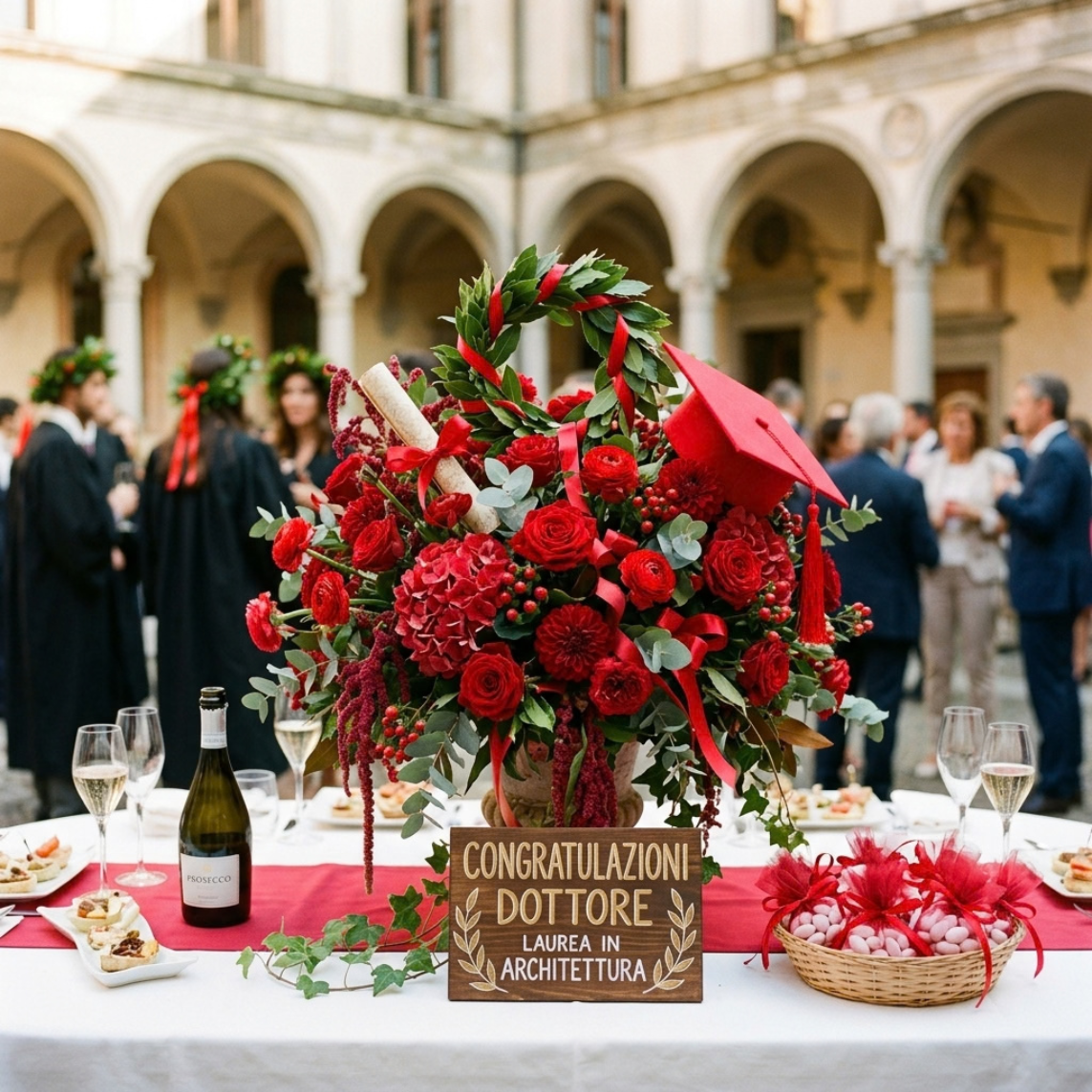 Allestimenti floreali per feste, lauree - FLORGARDEN BET SOC. AGR. S.S.